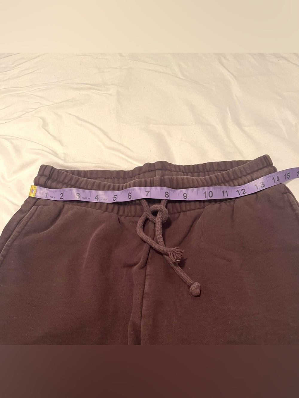 TNA Women's Cozy Fleece Chocolate Brown Drawstring Joggers Pants Size S - Picture 12 of 13